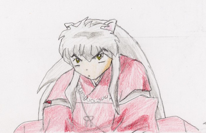 Feh - mi first inuyasha drawing by Mustard_Girl