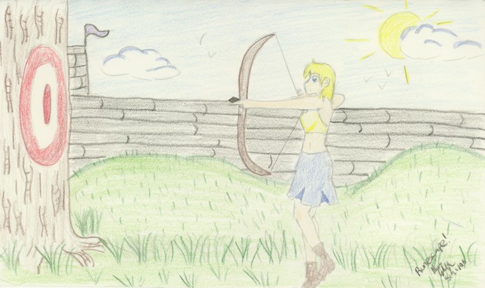 Warrior of Runescape by Mustard_Girl