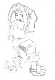 Some Random Sketch of Yoh by MutsukiTachibana