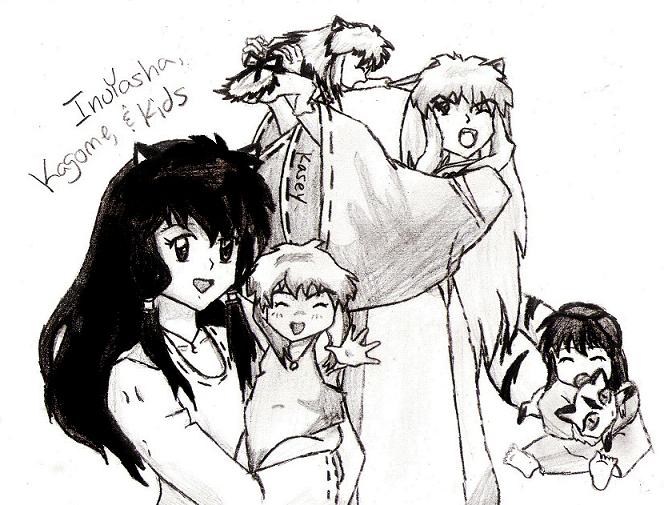 The Inuyasha family by My_Haunted_Heart_01