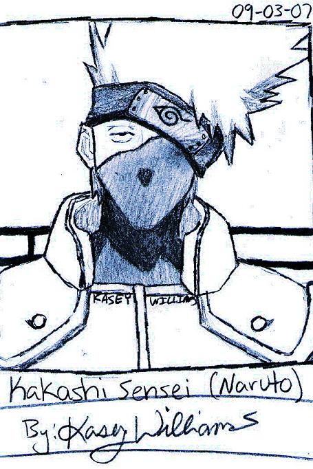 Kakashi Sensei from Naruto by My_Haunted_Heart_01