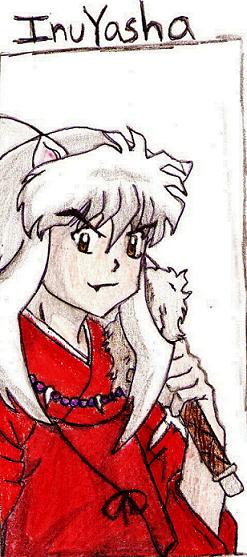 My first Inuyasha colored pic by My_Haunted_Heart_01