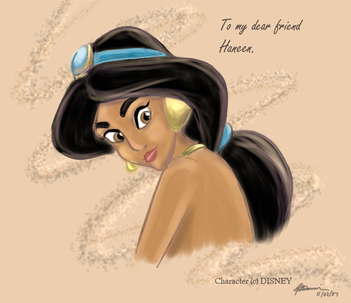 Princess Jasmine by MyartMystyle