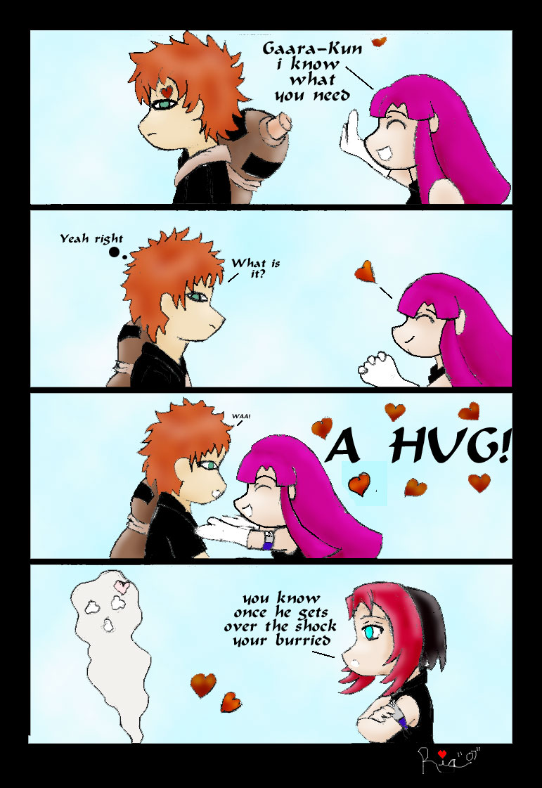 gaara's hug by Myka