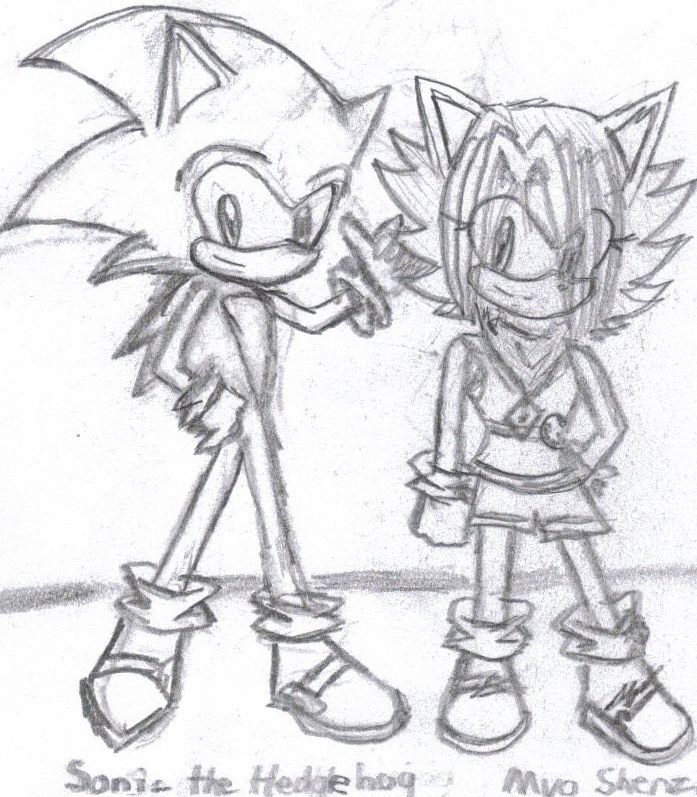 Another Pic of Me and Sonic by MyoShenzo