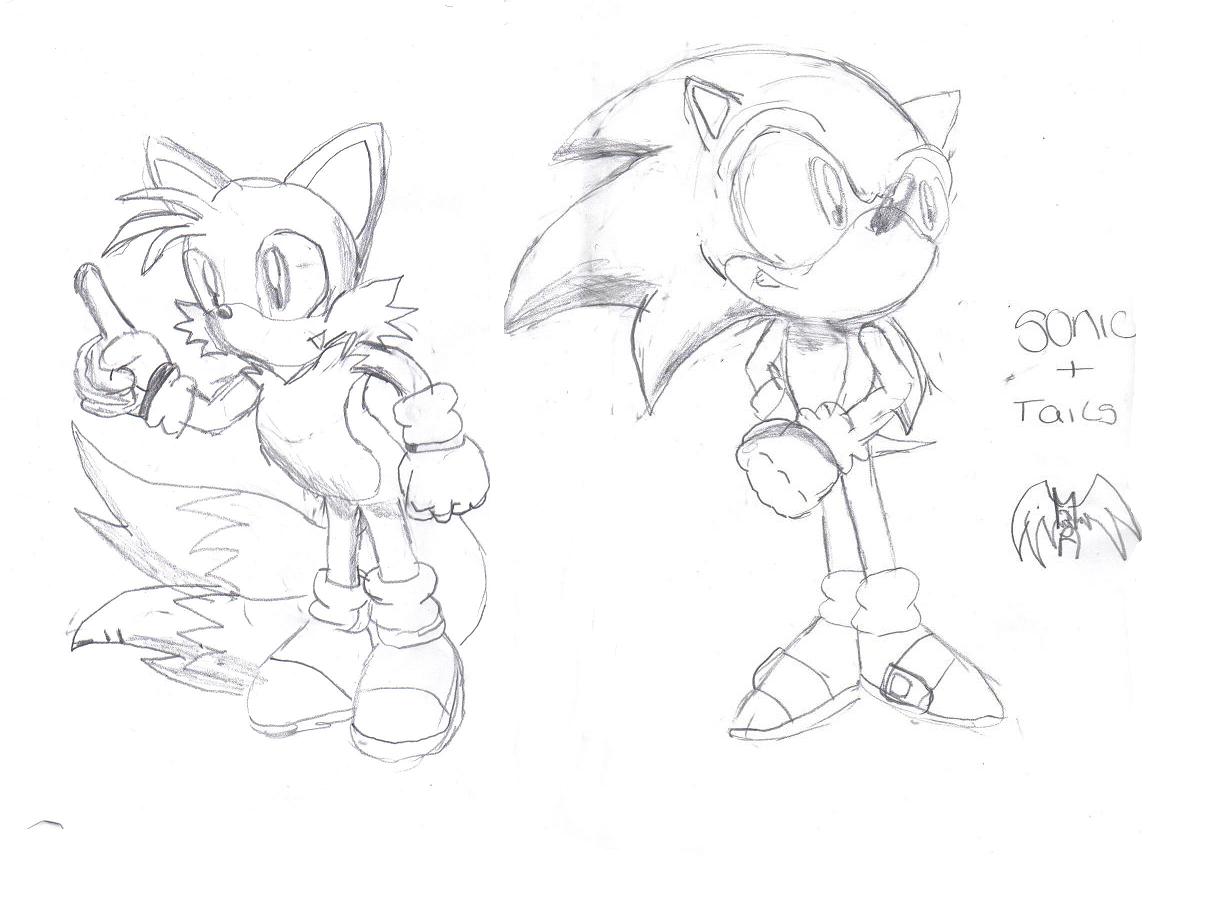 Sonic and tails by Mystic3Angel