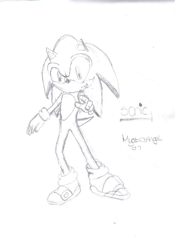 Sonic the hedgehog by Mystic3Angel