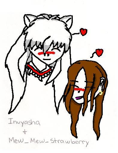 Inuyasha and Mew_Mew_Strawberry (reposted) by Mystical_Girl