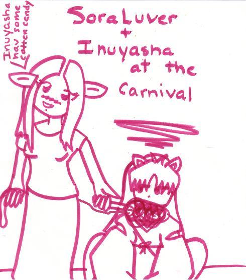 SoraLuver and Inuyasha at the Carnival by Mystical_Girl