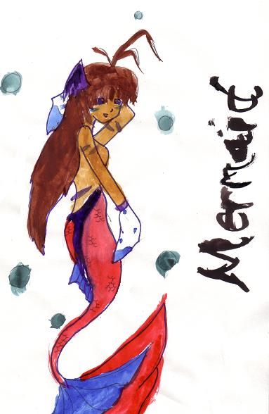 water color mermaid by Mystical_Girl