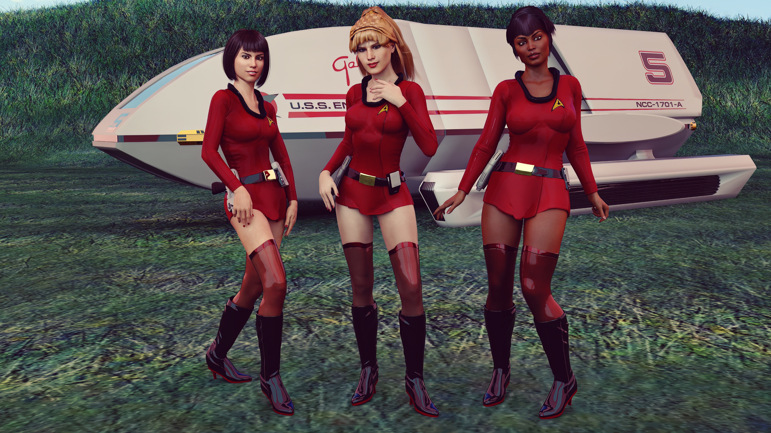 Star Trek Girls - Away Mission by Mystix3D