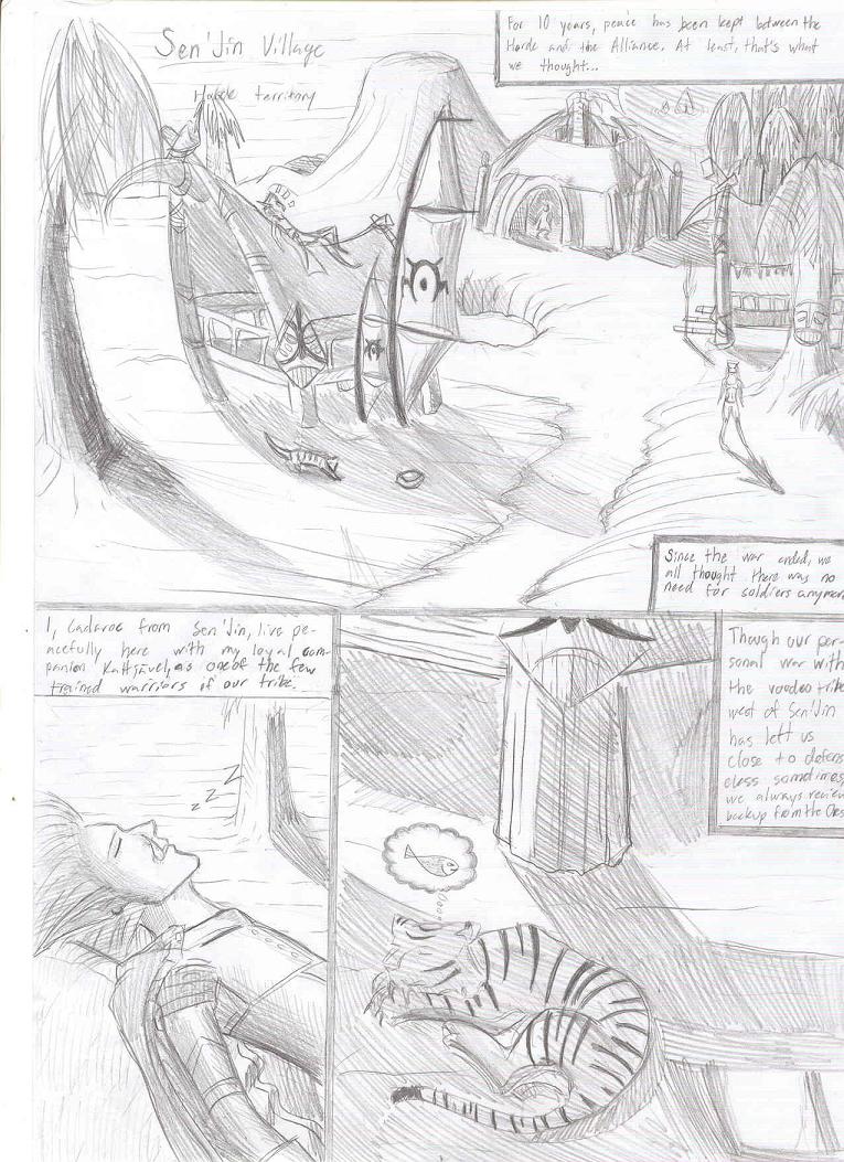 Troll comic page 1 by MzMorgana