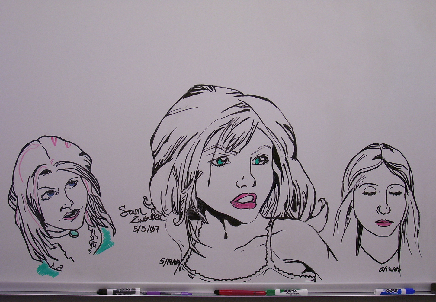 Experimentation with Dry-Erase Markers by mab
