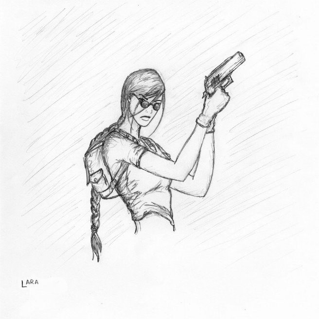 Lara - comic style by madamlaracroft