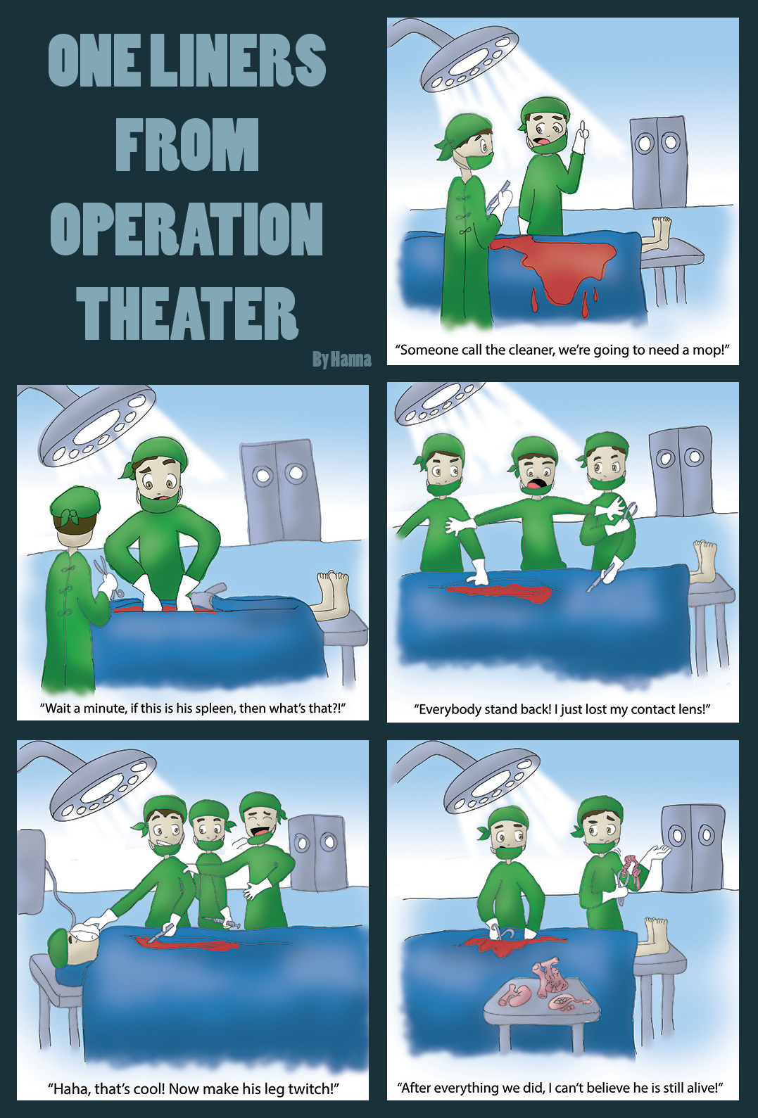 One liners from Operation Theater by madamlaracroft