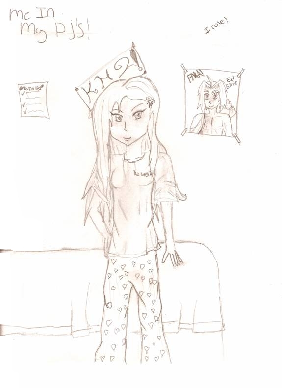 me in my pajamas! woo! by maddy12