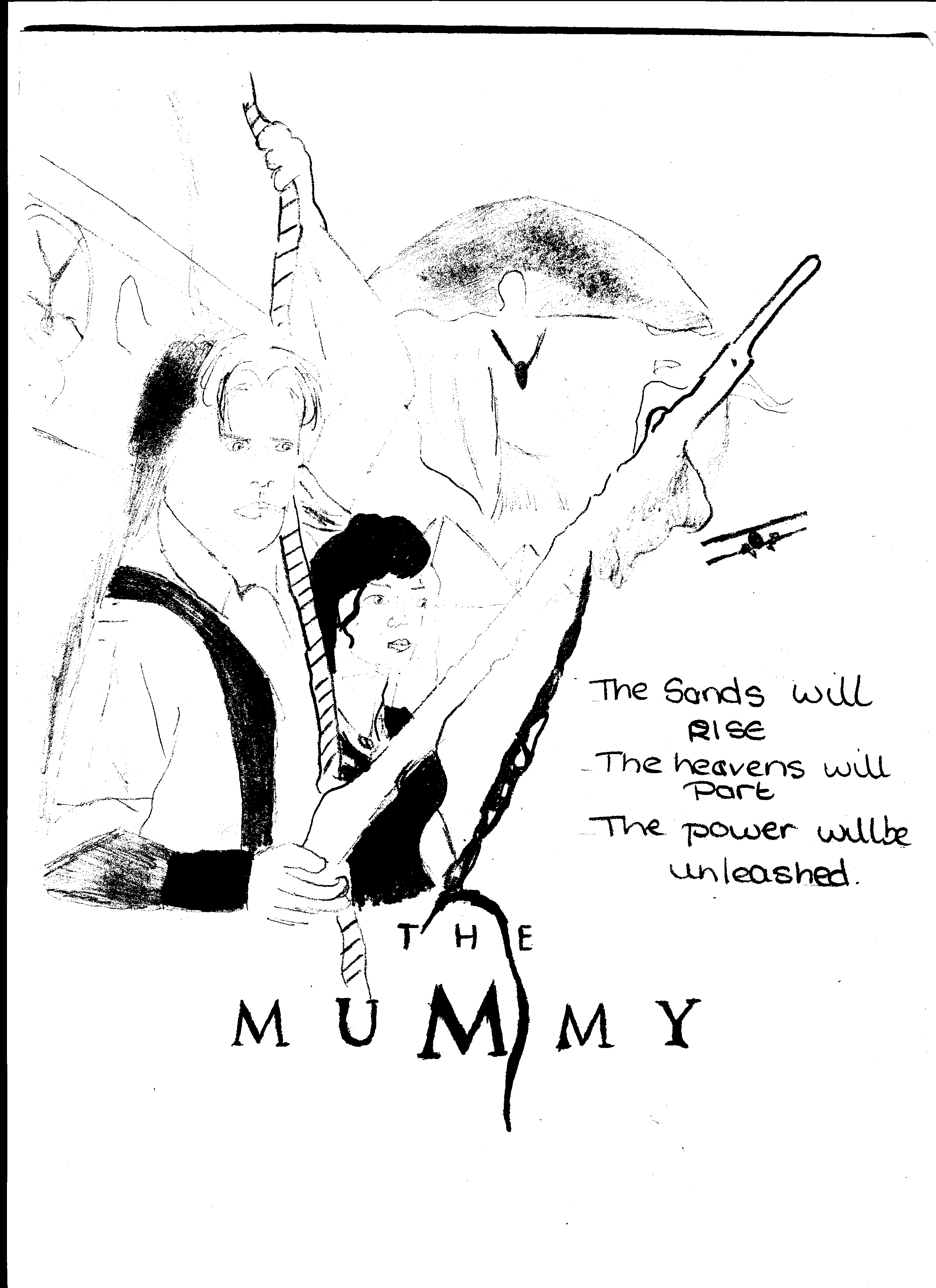 sketch of mummy poster by madfish