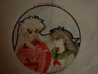 Inu and Kagome by madison774