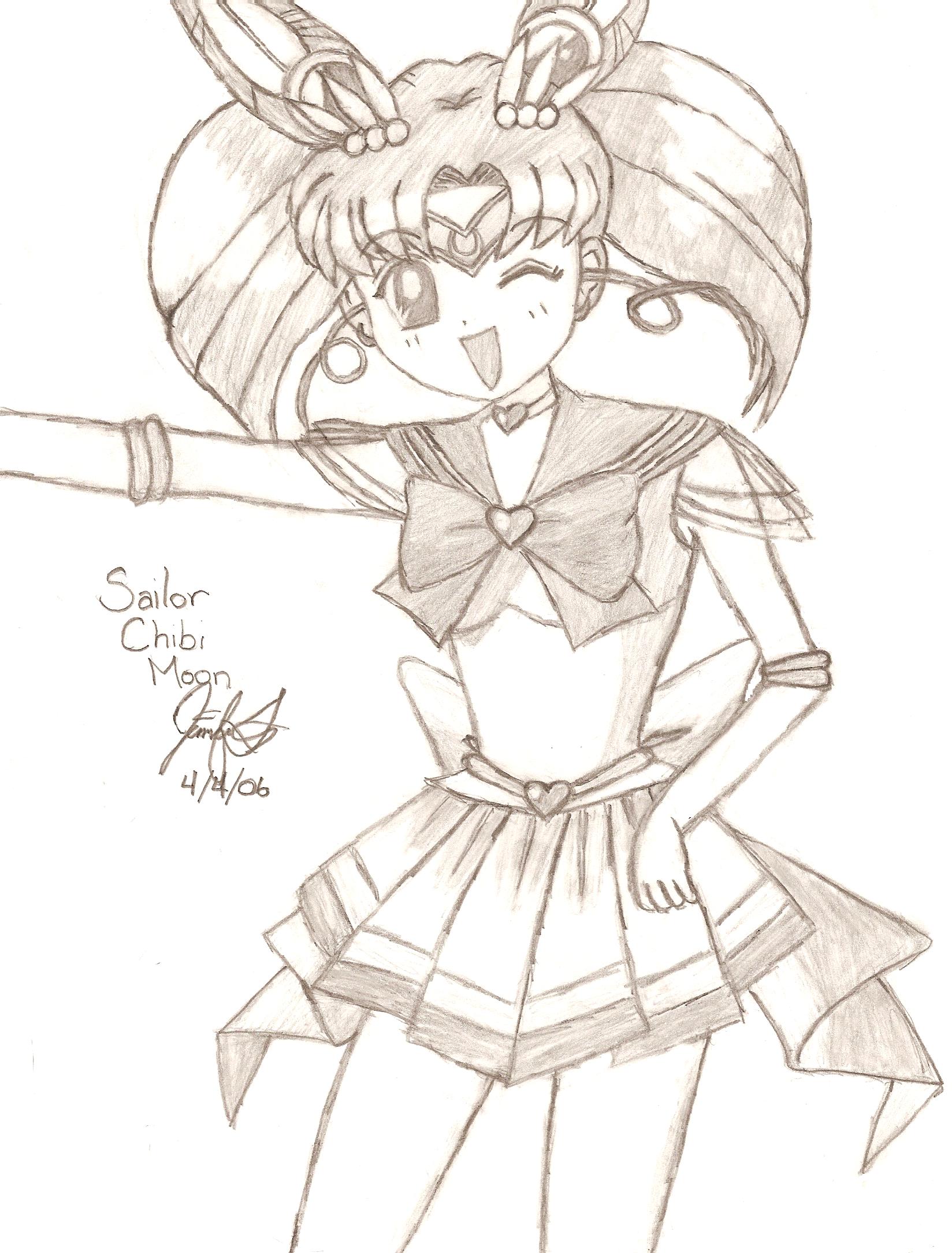 **Sailor Chibi Moon (first try) by magicsinyou