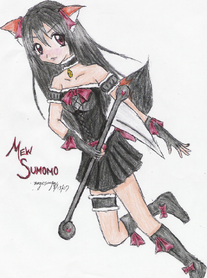 Mew Sumomo *requested by Mewsumomo* by magicsinyou