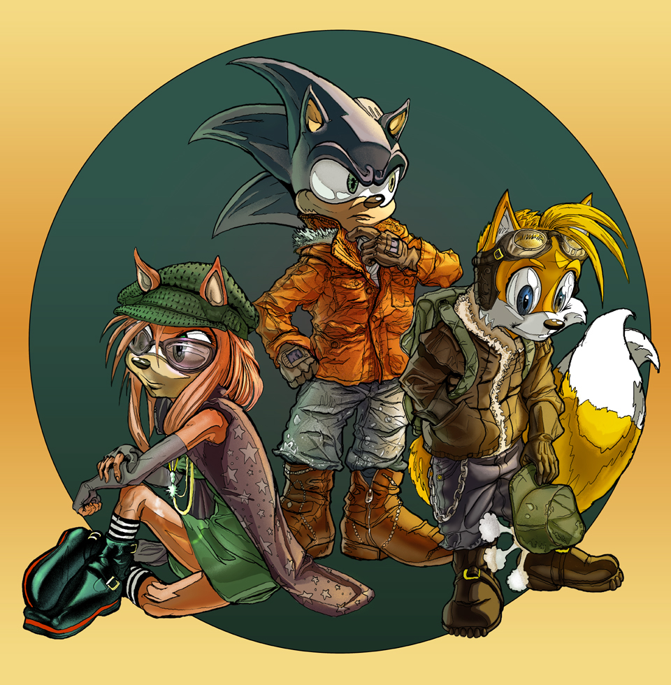 Sonic's Posse in Color by mallaard