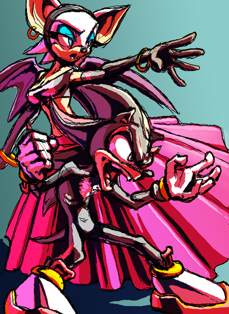 Shadow and Rouge by mallaard
