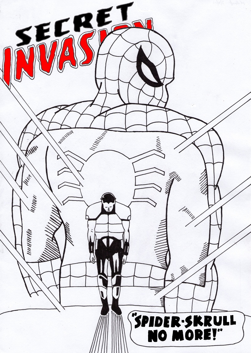 Secret Invasion Spider-Skrull No More by manakinjax79