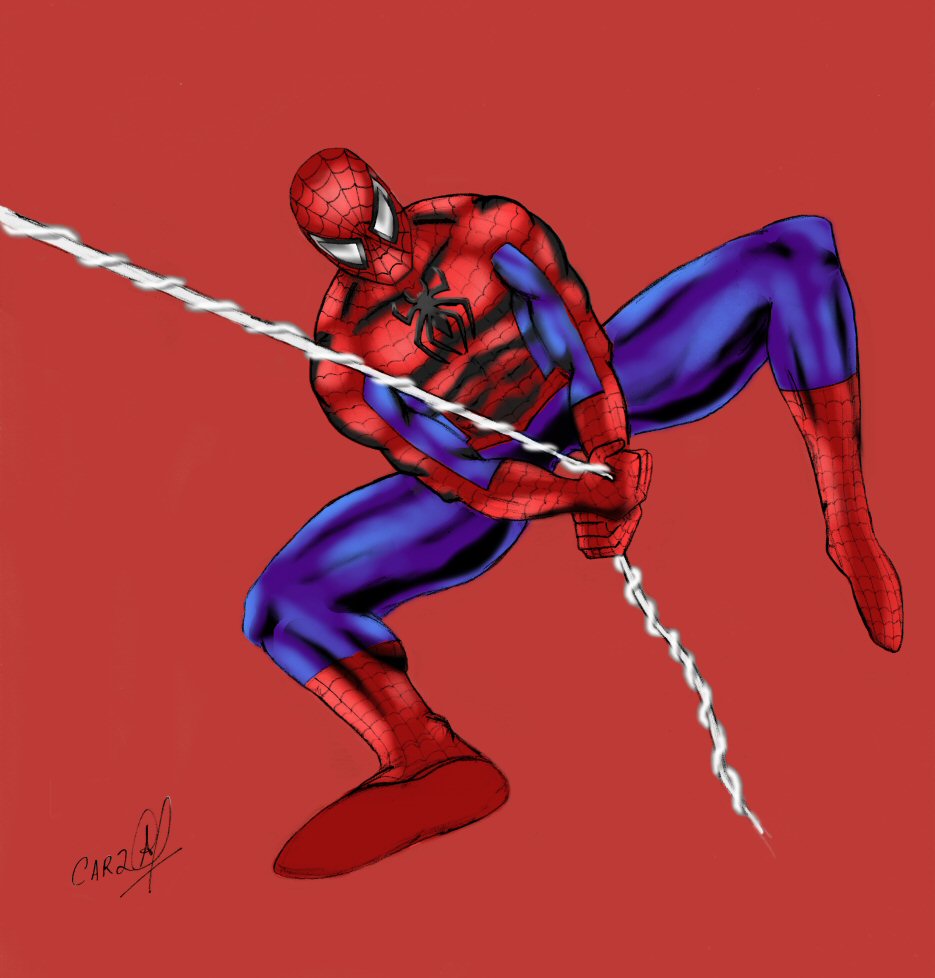 Spiderman swings by mandiux