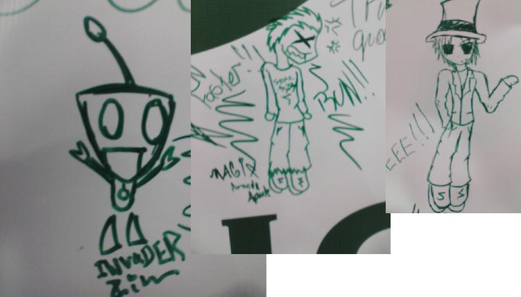 things i drew on a poster by manga_girl623