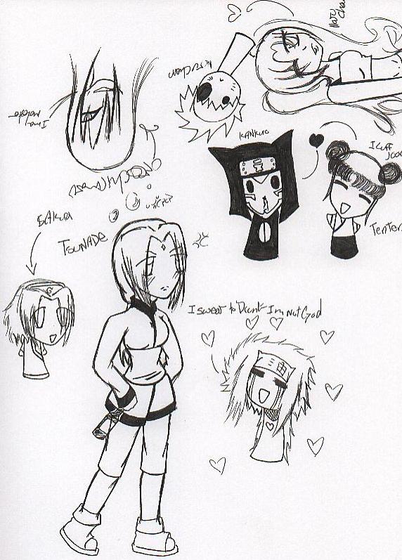 naruto doodles by manga_girl623