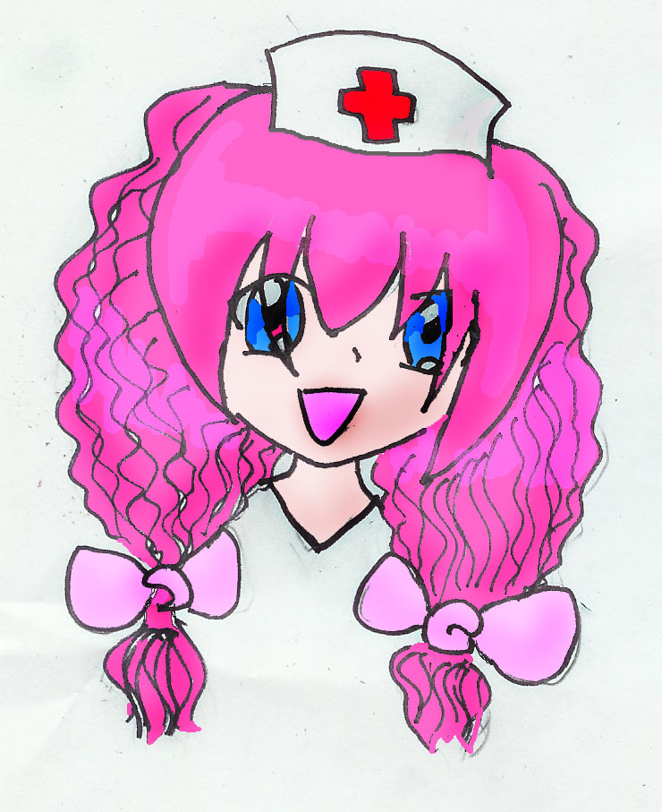 colored nurse chick by manga_hamster