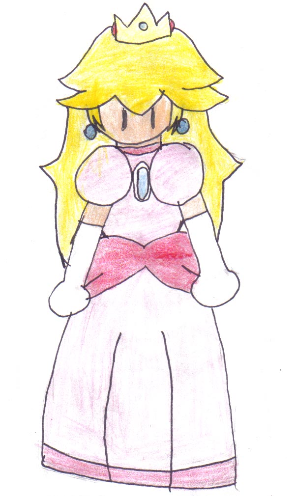 peach in a different style by manga_rules