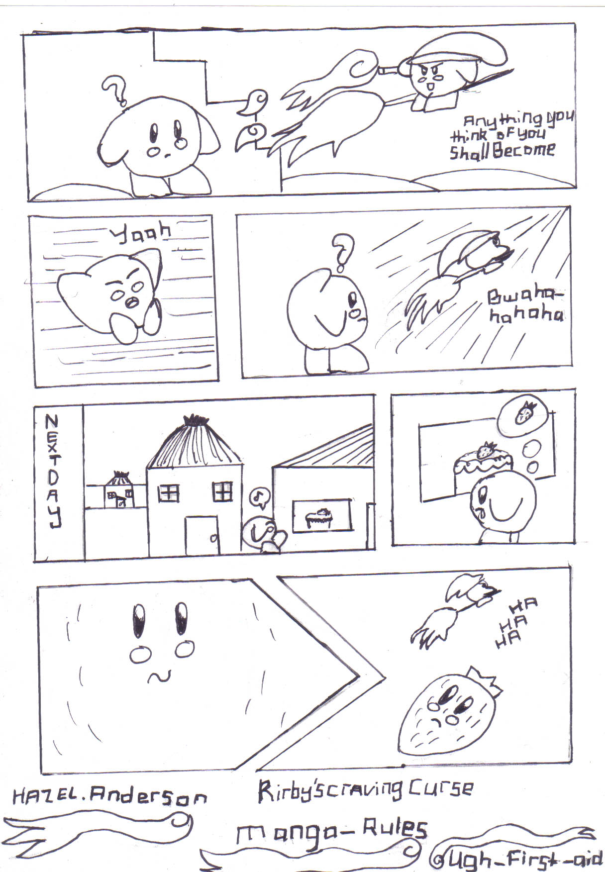 kirby's craving curse by manga_rules
