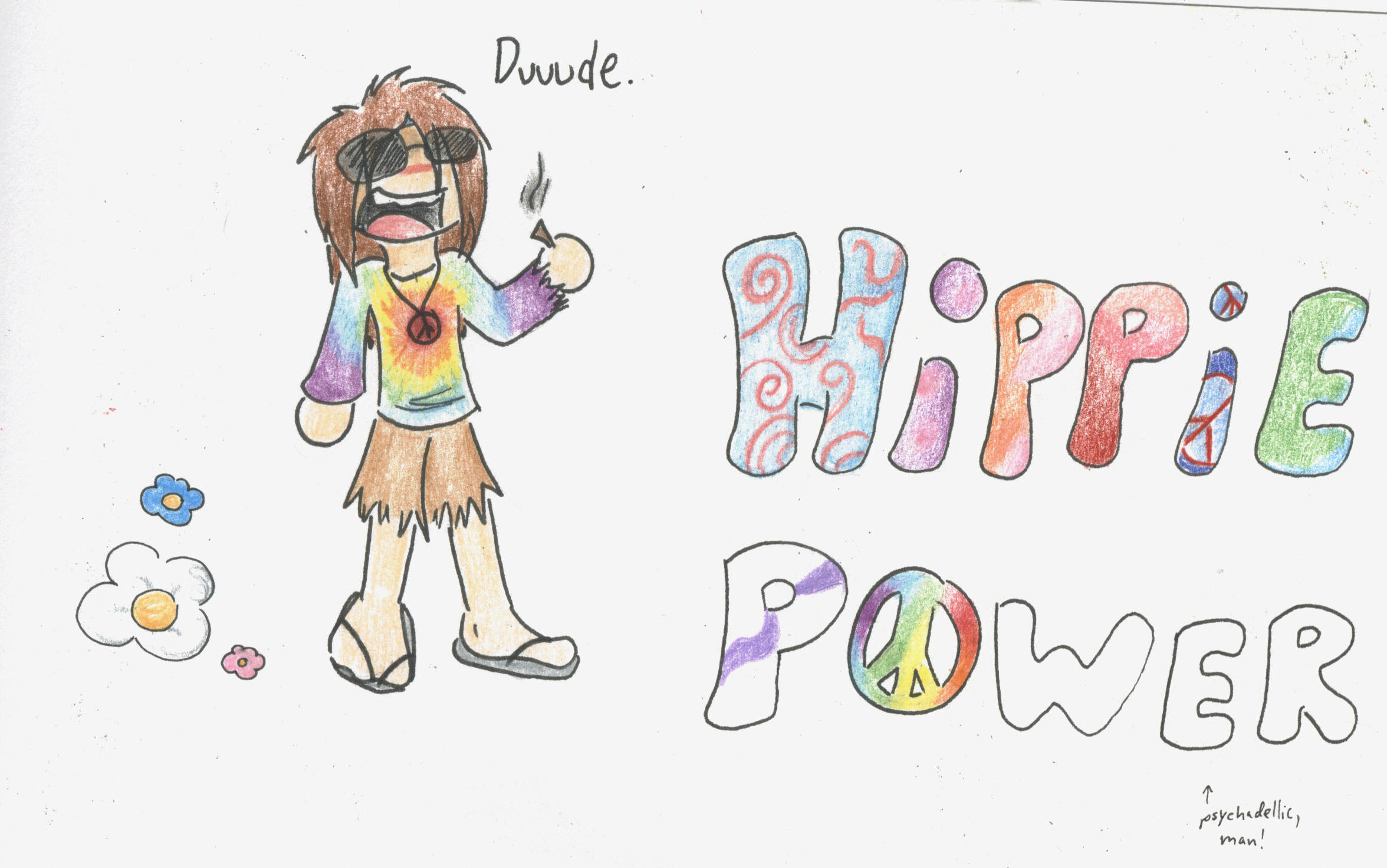 Hippie power! by mangacheese1818