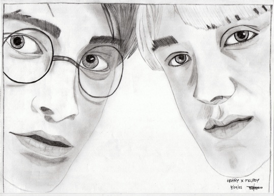 Harry and Malfoy... by mariars