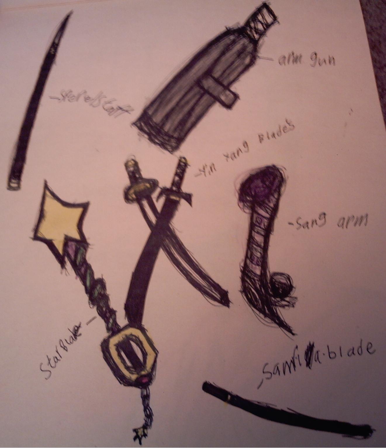 Some Of My Weapons by marisa937