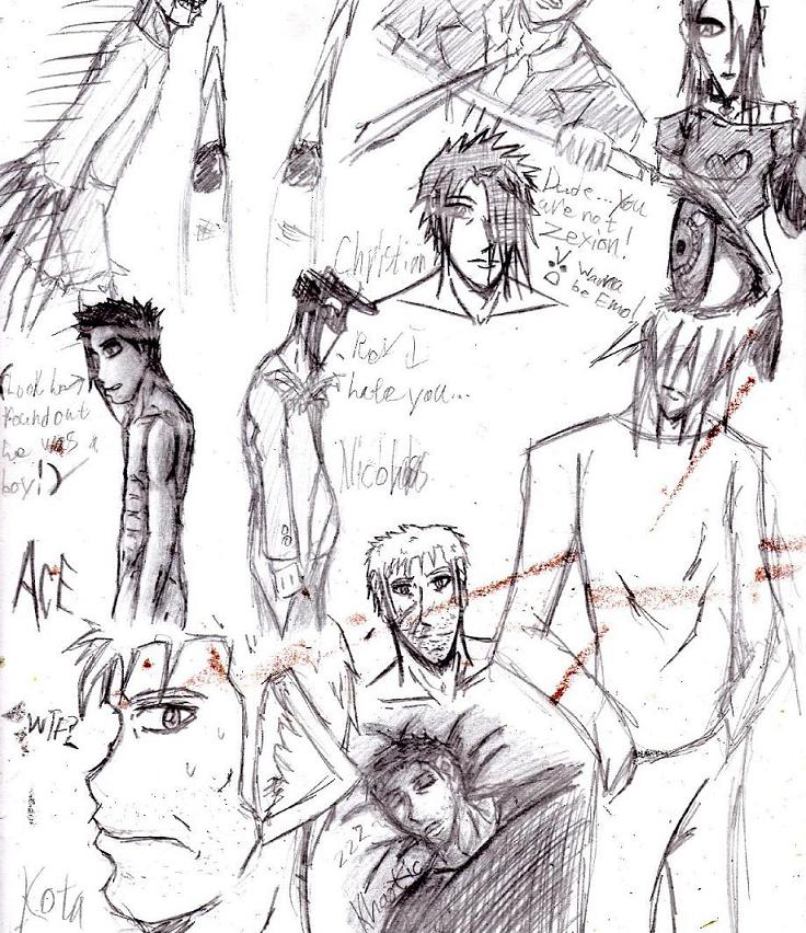 Character sketches by marisa937