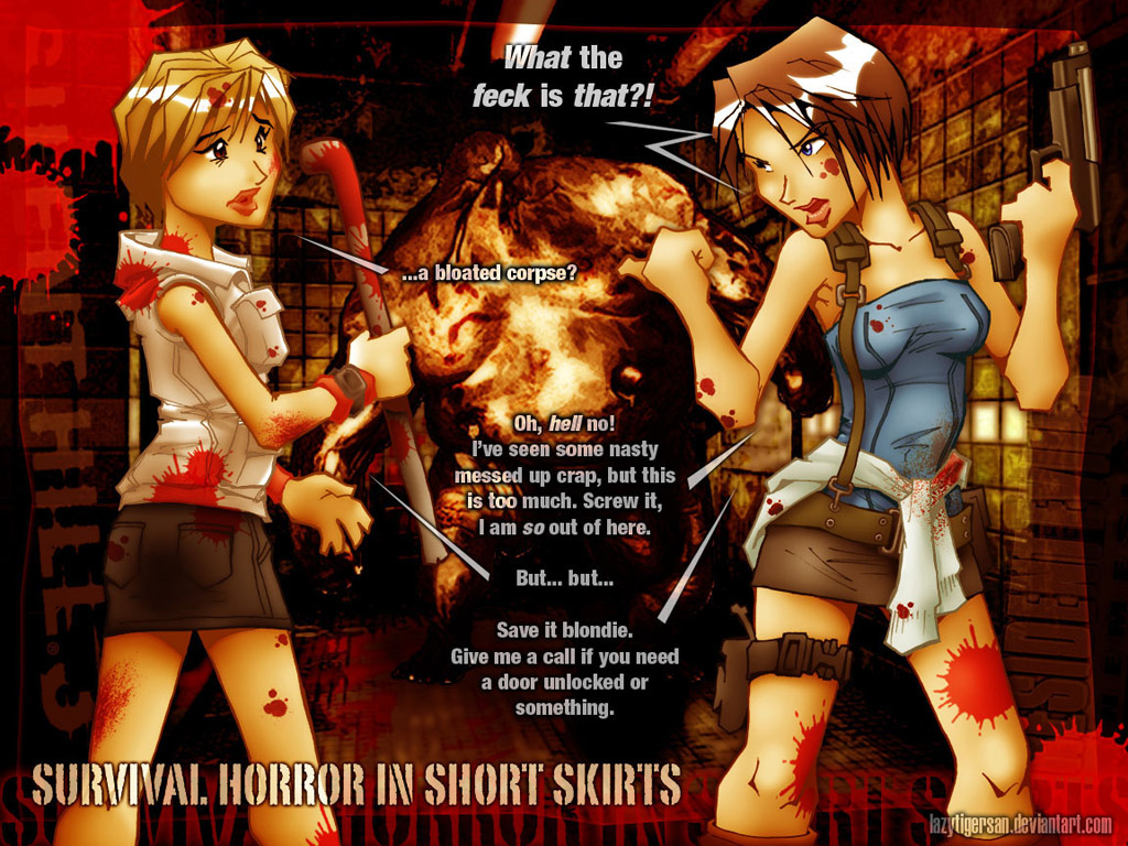 survival horror in short skirts by markymark