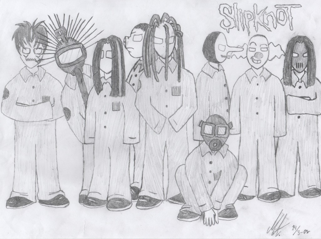 Slipknot (all of them) by martin909