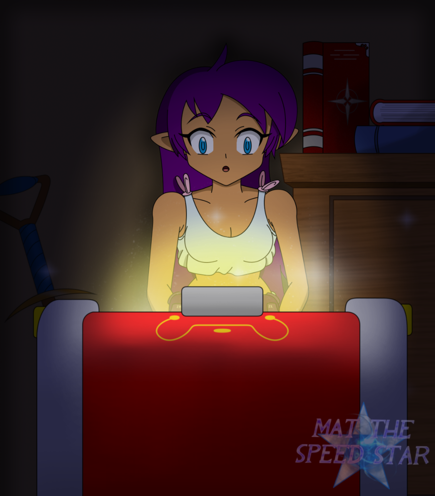 Shantae Xmas by matthespeedstar