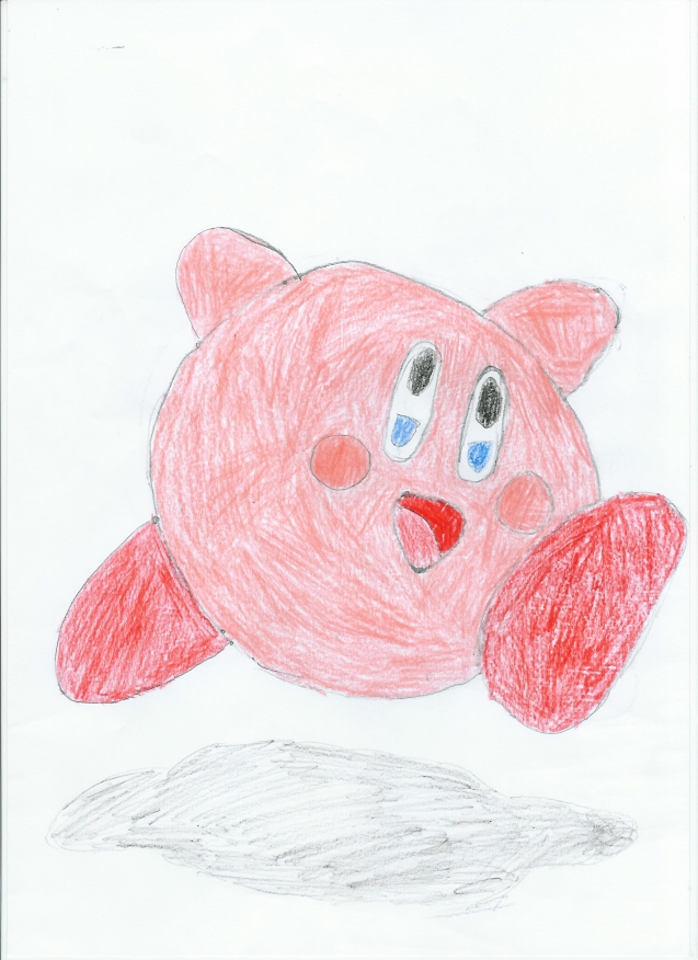 running kirby by maupie123