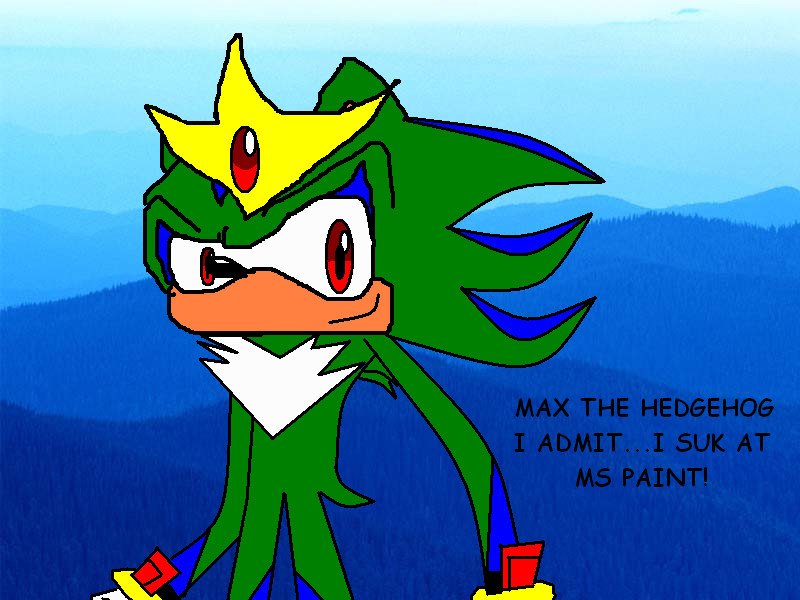 Max in Ms Paint by maxTHEhedgehog