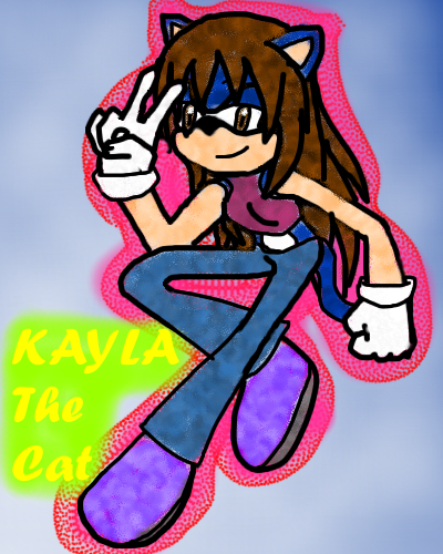 Kayla the cat (for sonicxgrl11) by me-someone