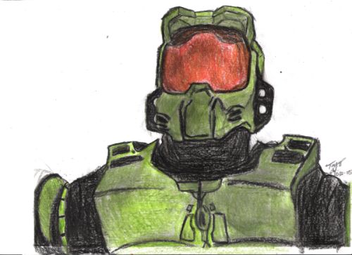 Master chief by me_wee_todded