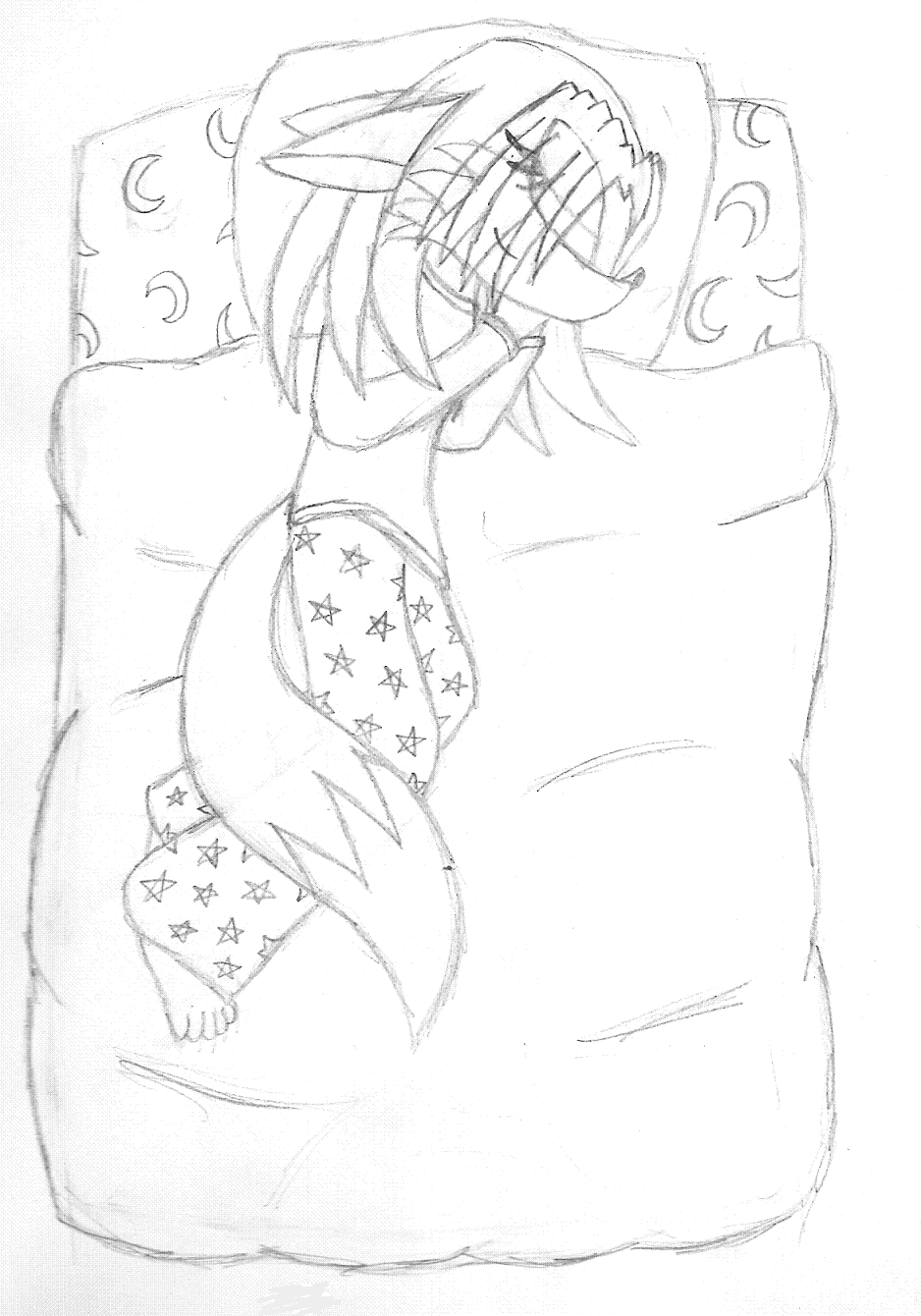 Sleepy Twilly (sketch) by mechadragon13
