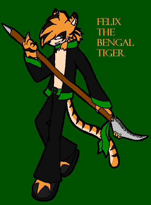 Felix the Bengal Tiger by mechadragon13