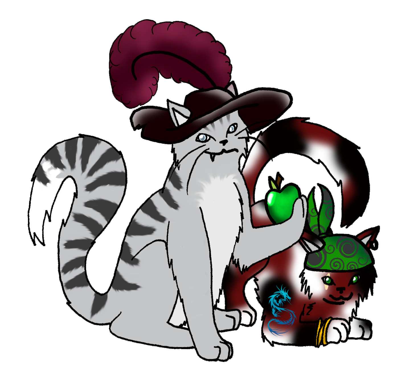 Pirate Cats by mechadragon13