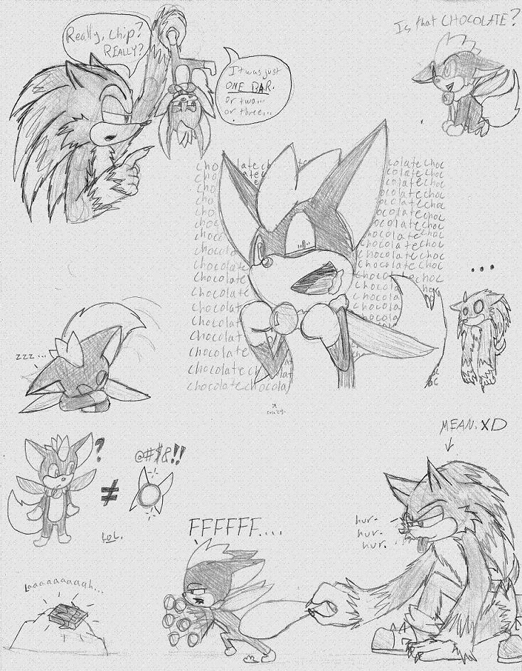 Sonic Unleashed Sketch Dump 1 by mechadragon13