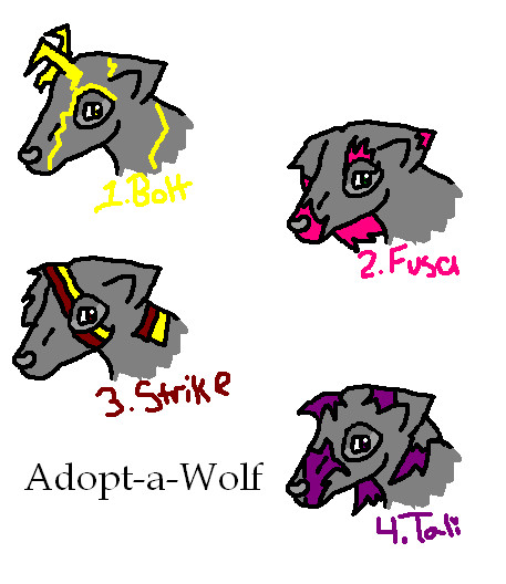 Adopt a Wolf by medowhorseslesedi