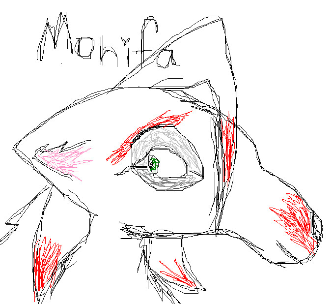 Monifa the wolf by medowhorseslesedi